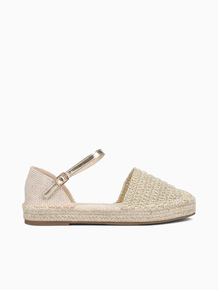 Dafne Gold Textile Brown / 5 / M