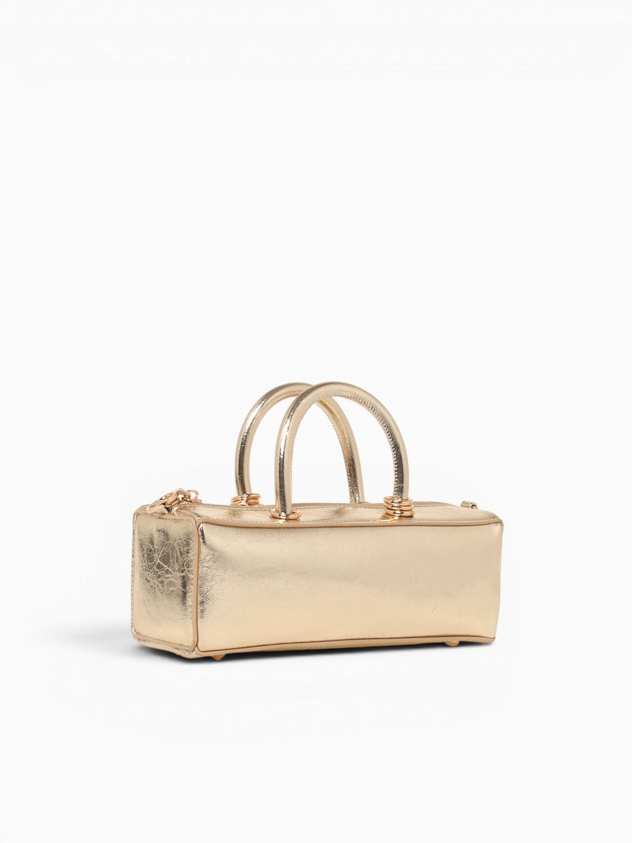 Rachel Top Handle Gold Gold
