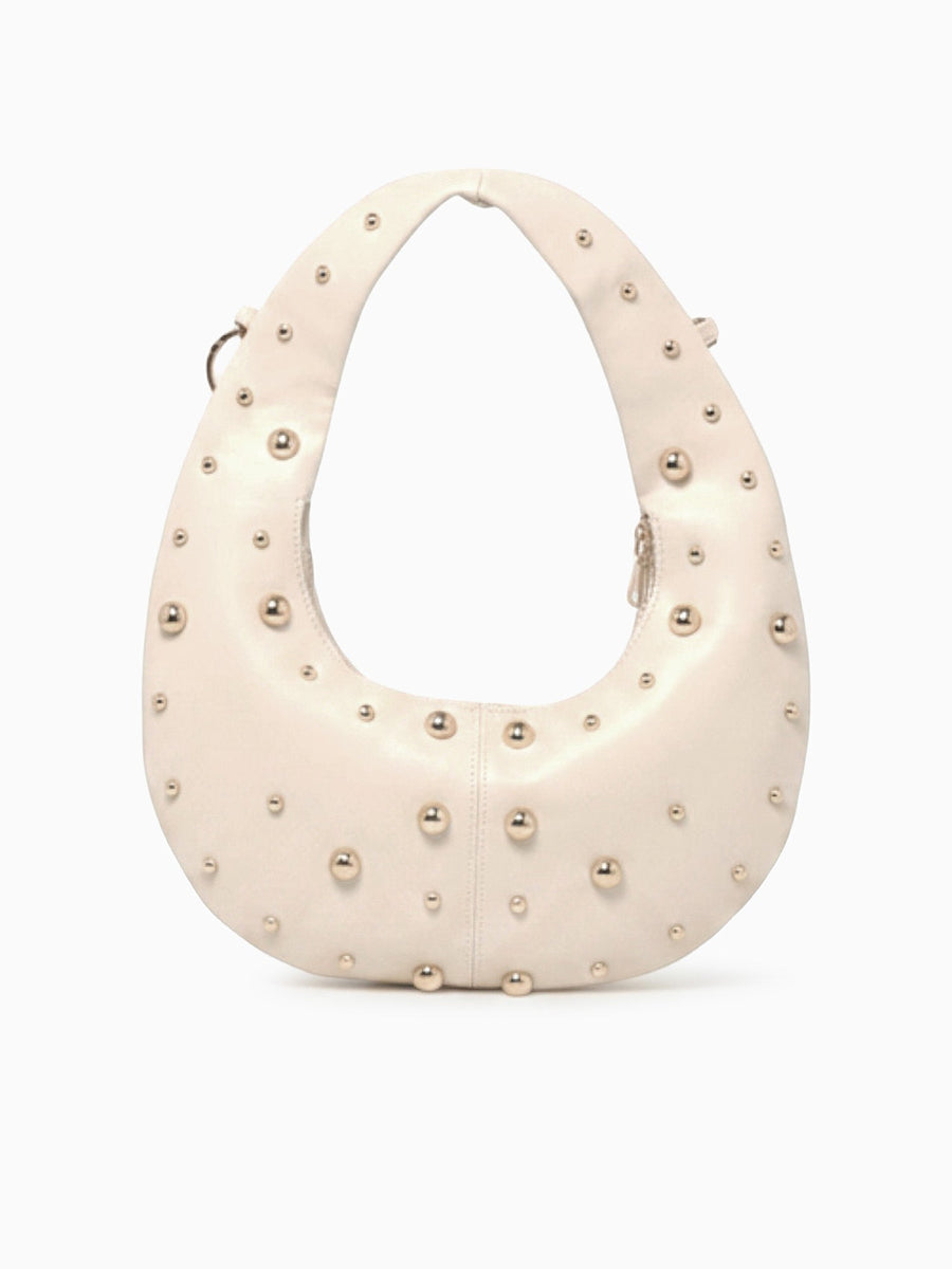 Freya Shoulder Bag Off White Gold Gold