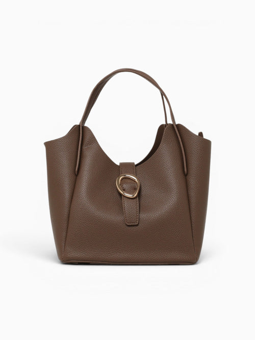 Estella Top Handle Dk Stone Taupe
