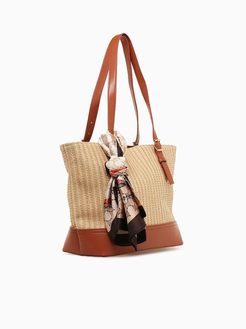 Khloe Tote Tan Beige Tan