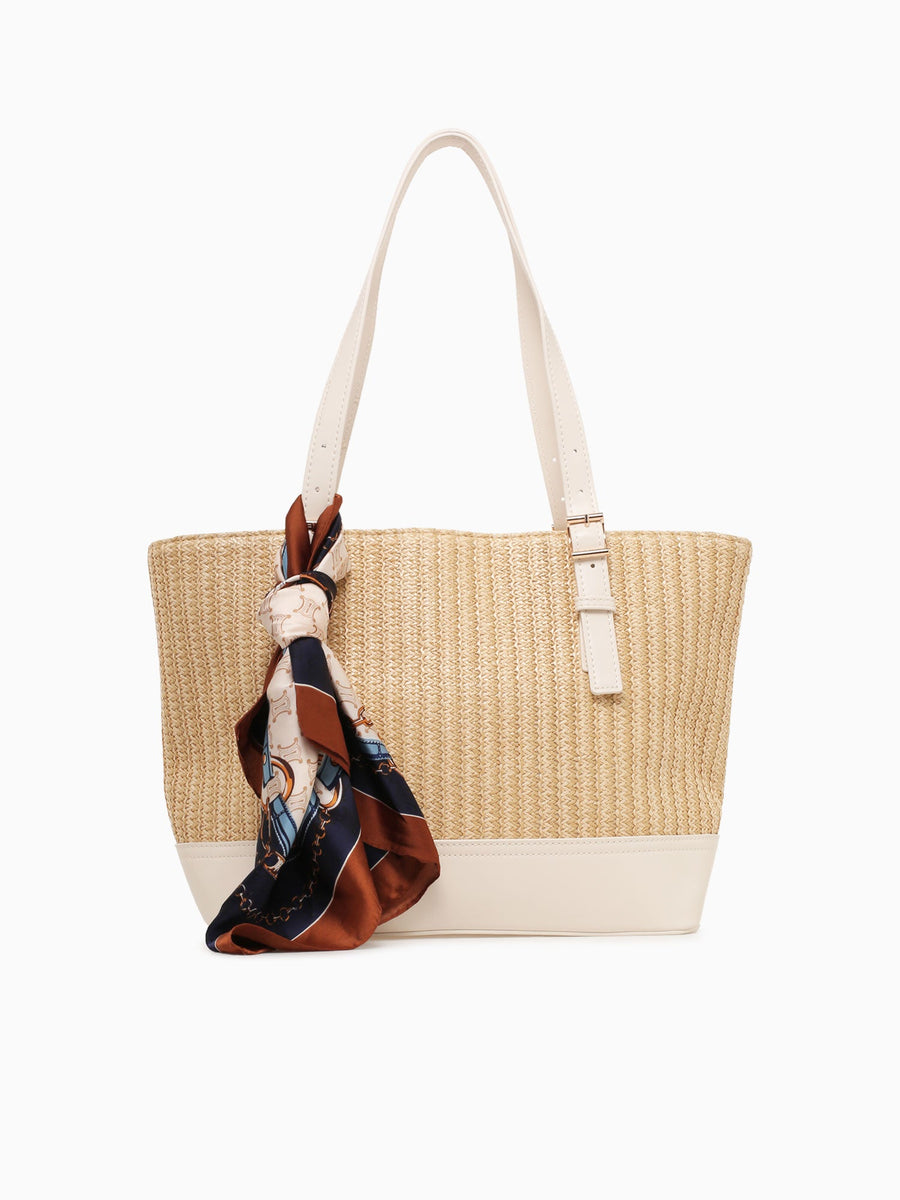 Khloe Tote Off White Beige Off White