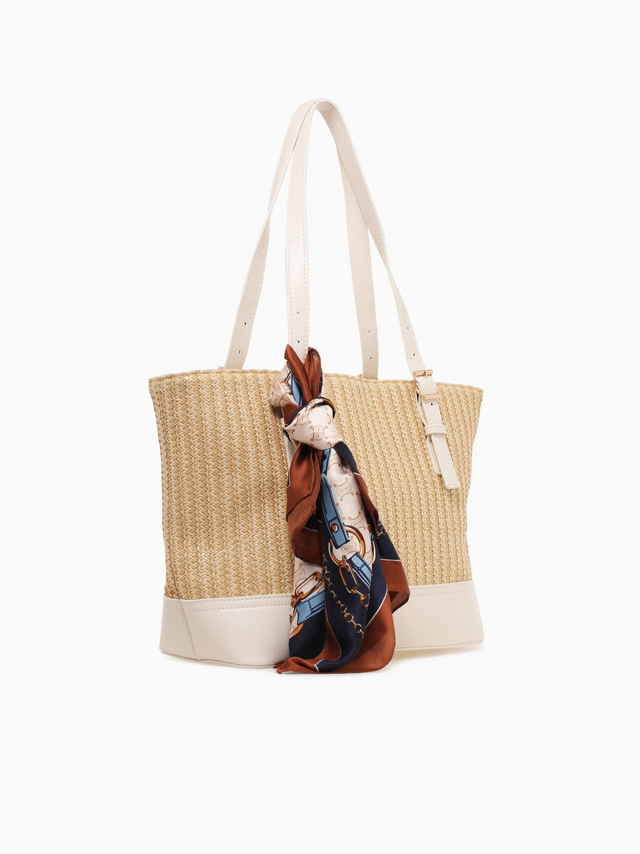 Khloe Tote Off White Beige Off White