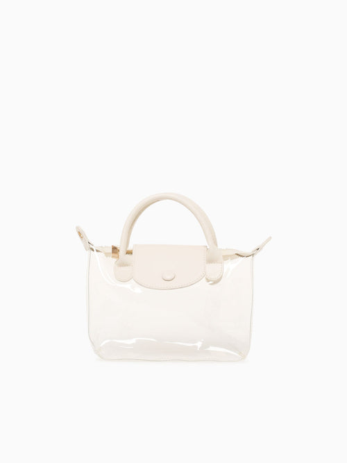Kaia Crossbody Off White Clear Off White