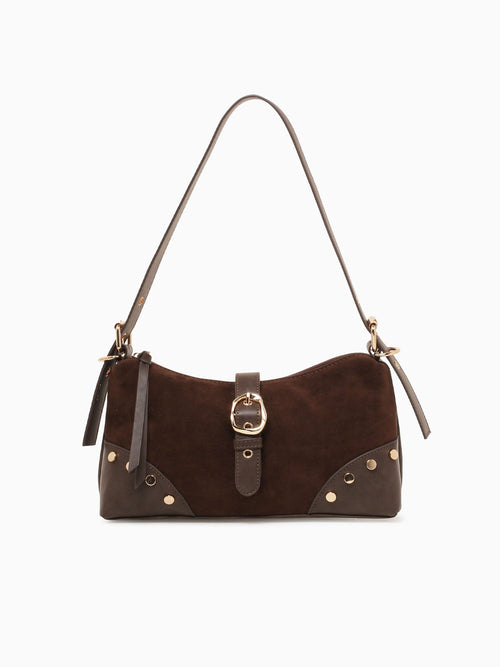 Belt Shoulder Bag Brown Brown