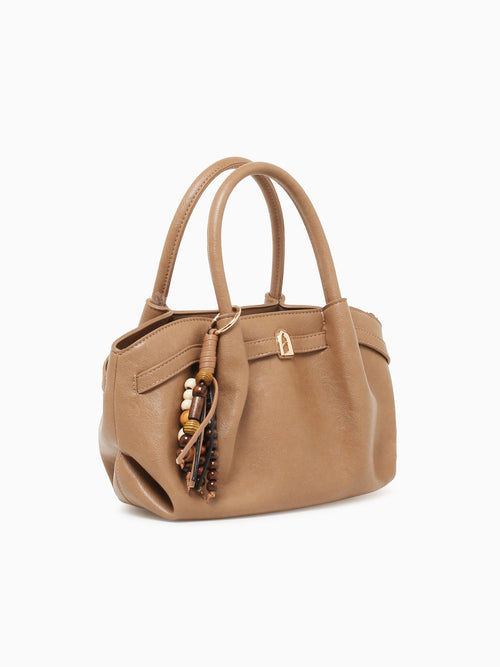 Boheme Top Handle Stone Taupe