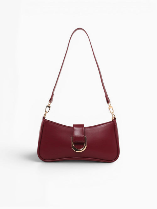 Kiki Shoulder Bag Wine Dark Red