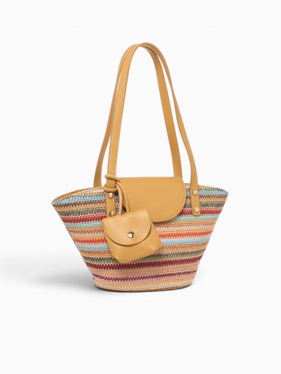 Camila Tote Multi Beige Multi
