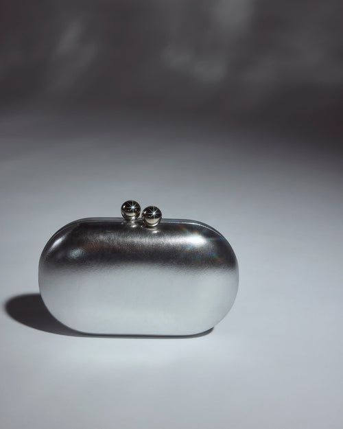 Lulu Box Bag Silver