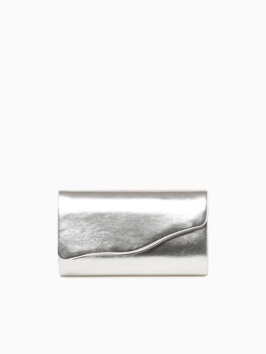Wave Clutch Silver Silver