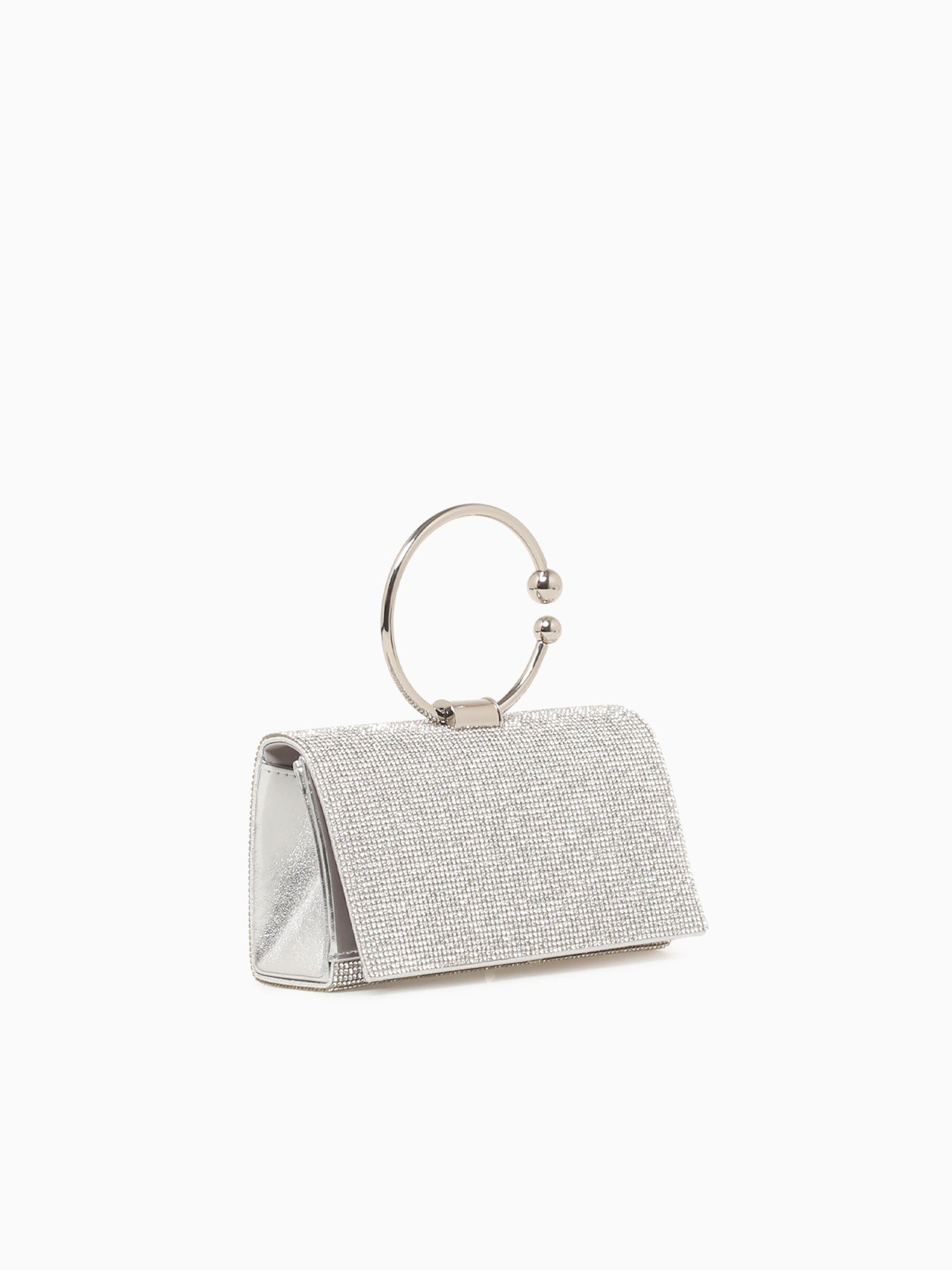 Star Clutch Silver Silver