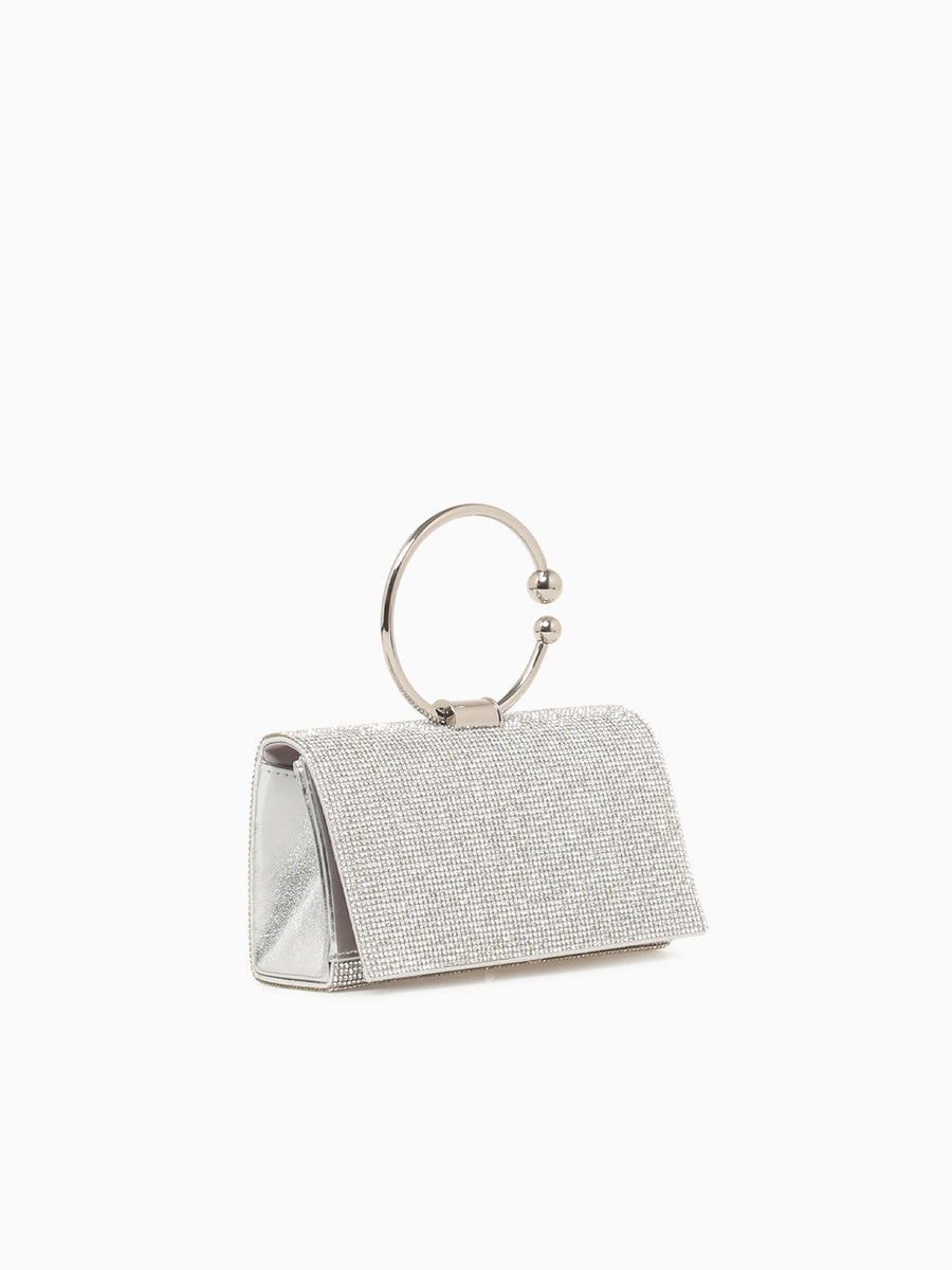 Star Clutch Silver Silver