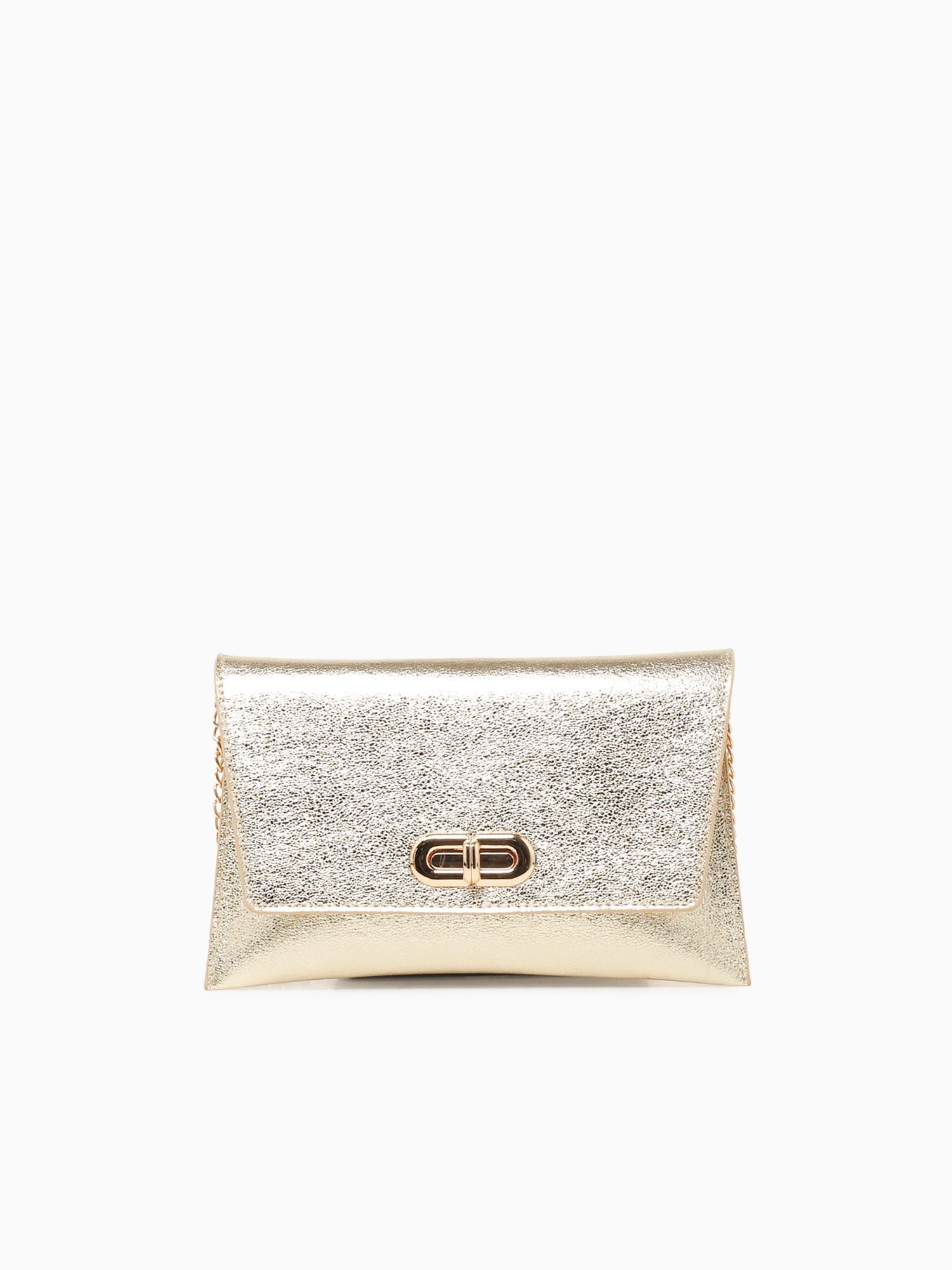 Yesenia Clutch Gold Gold