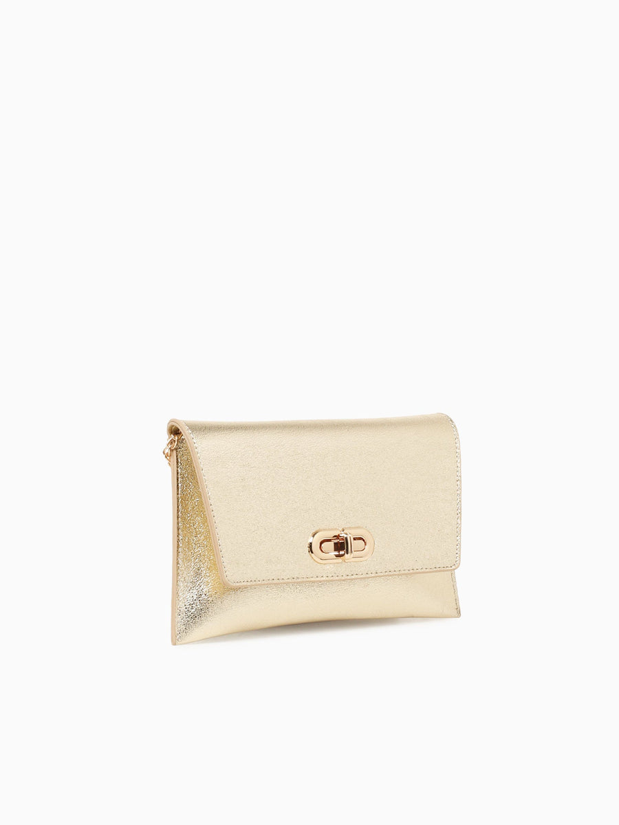 Yesenia Clutch Gold Gold