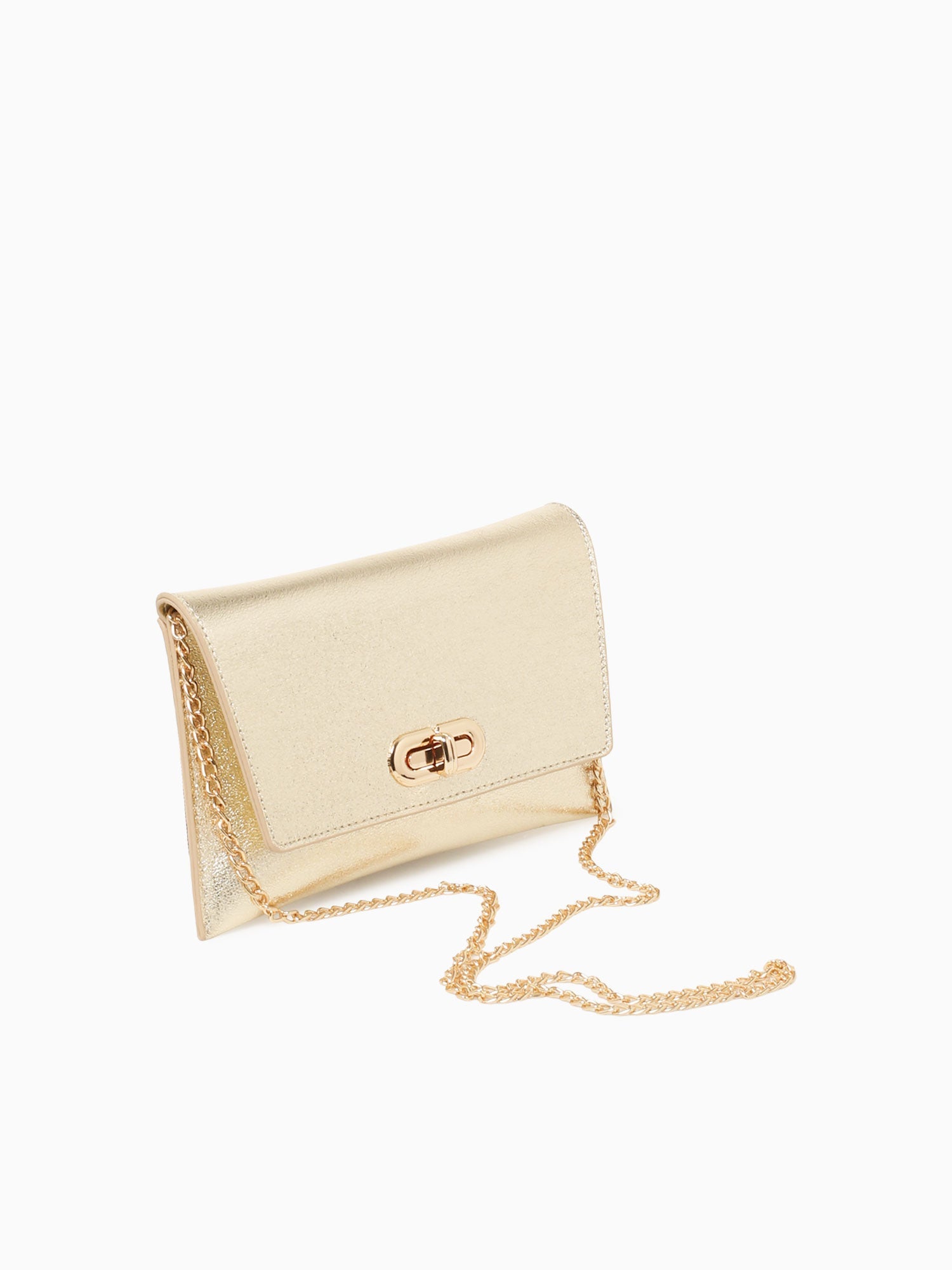 Yesenia Clutch Gold Gold