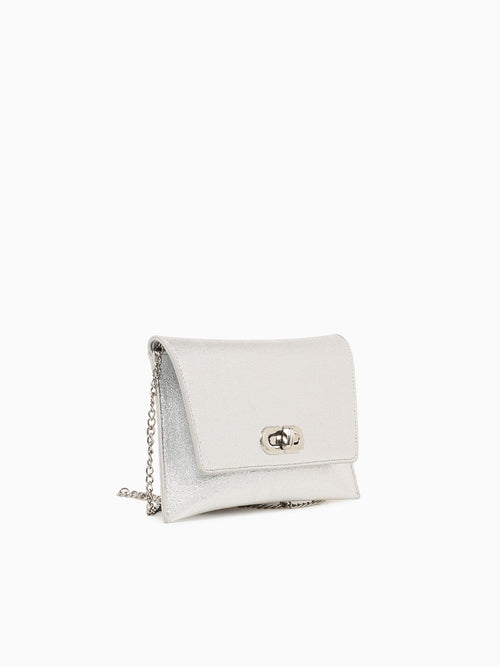 Yesenia Clutch Silver Silver