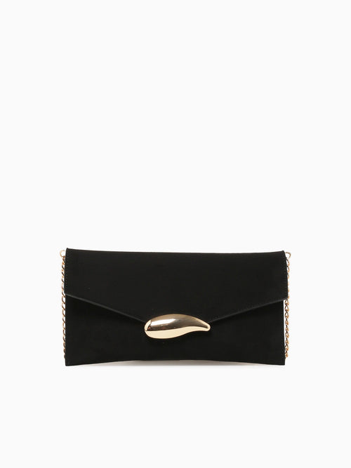 Victoria Clutch Black Micro Black