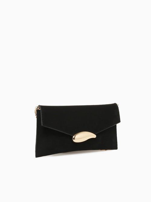 Victoria Clutch Black Micro Black