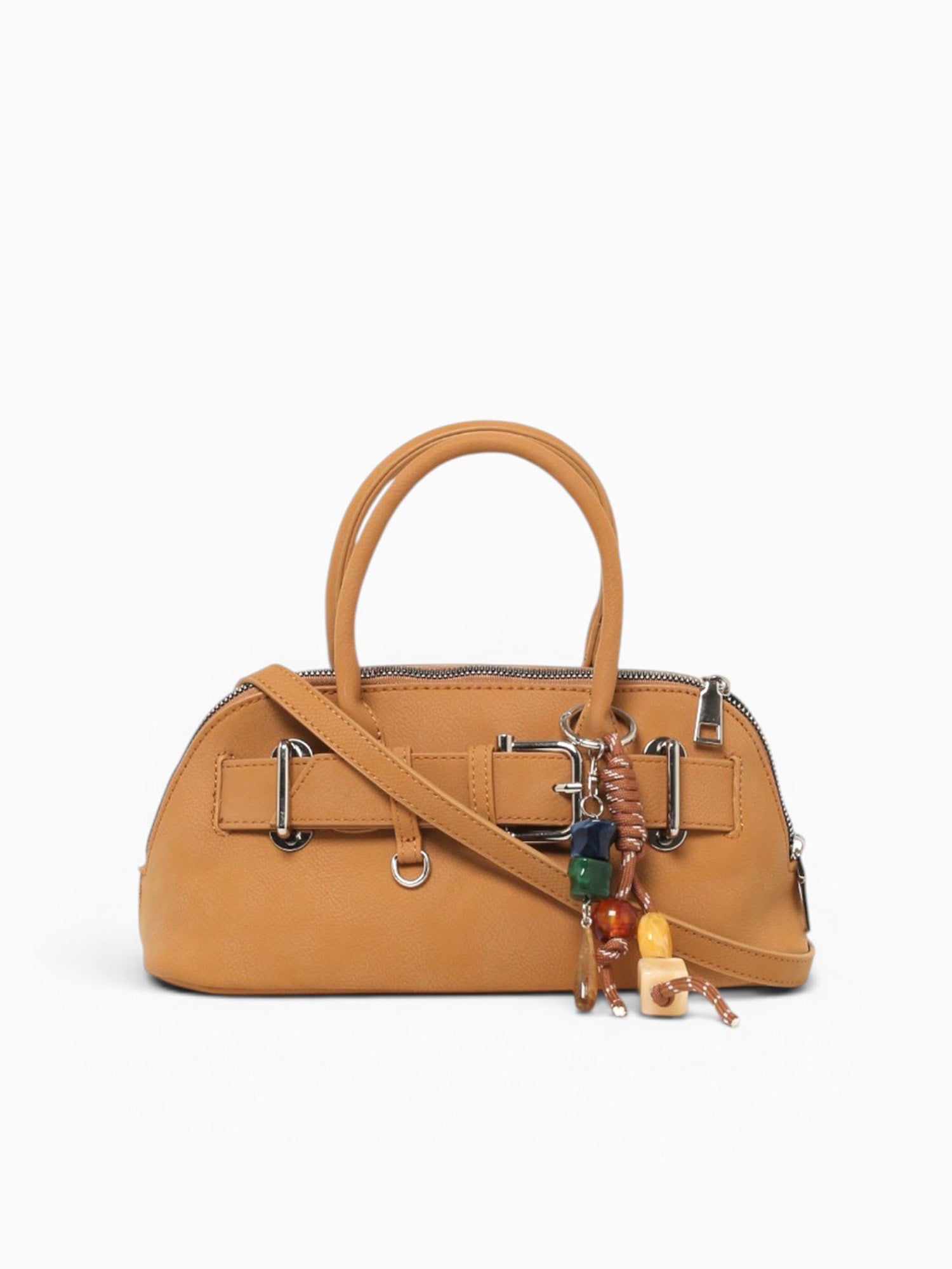 Belted Top Handle Amber Yellow Dark Yellow
