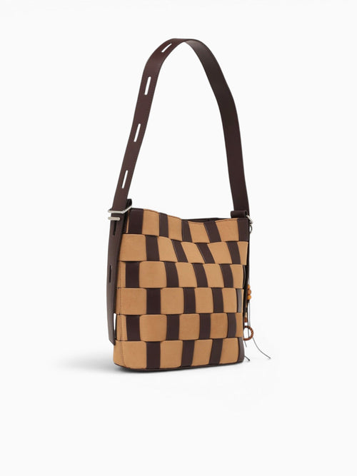 Ginie Shoulder Bag Brown Multi Brown