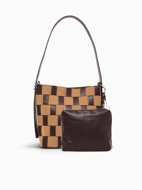Ginie Shoulder Bag Brown Multi Brown