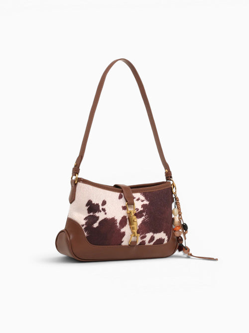 Miriana Shoulder Bag Brown Multi Brown