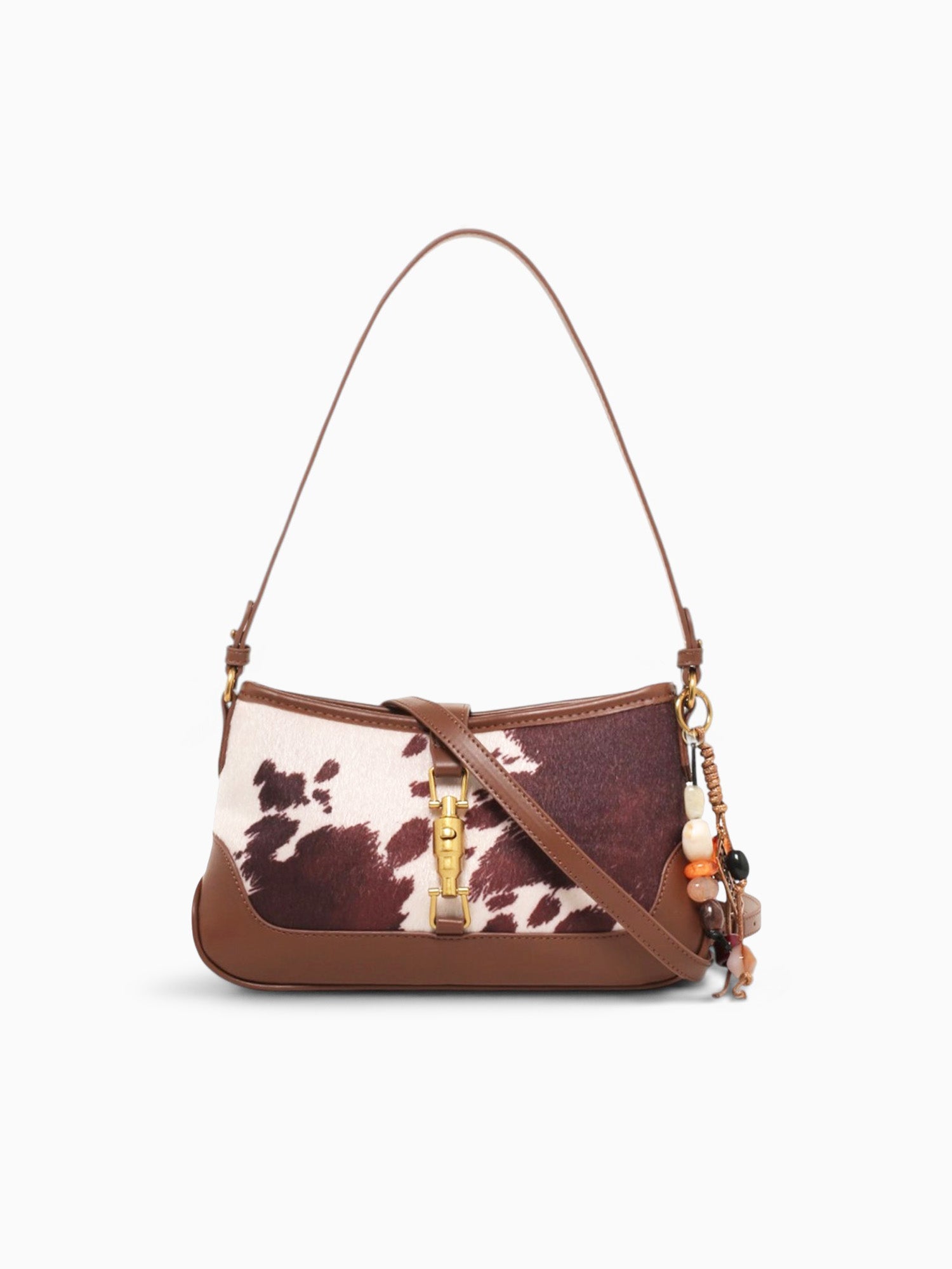 Miriana Shoulder Bag Brown Multi Brown