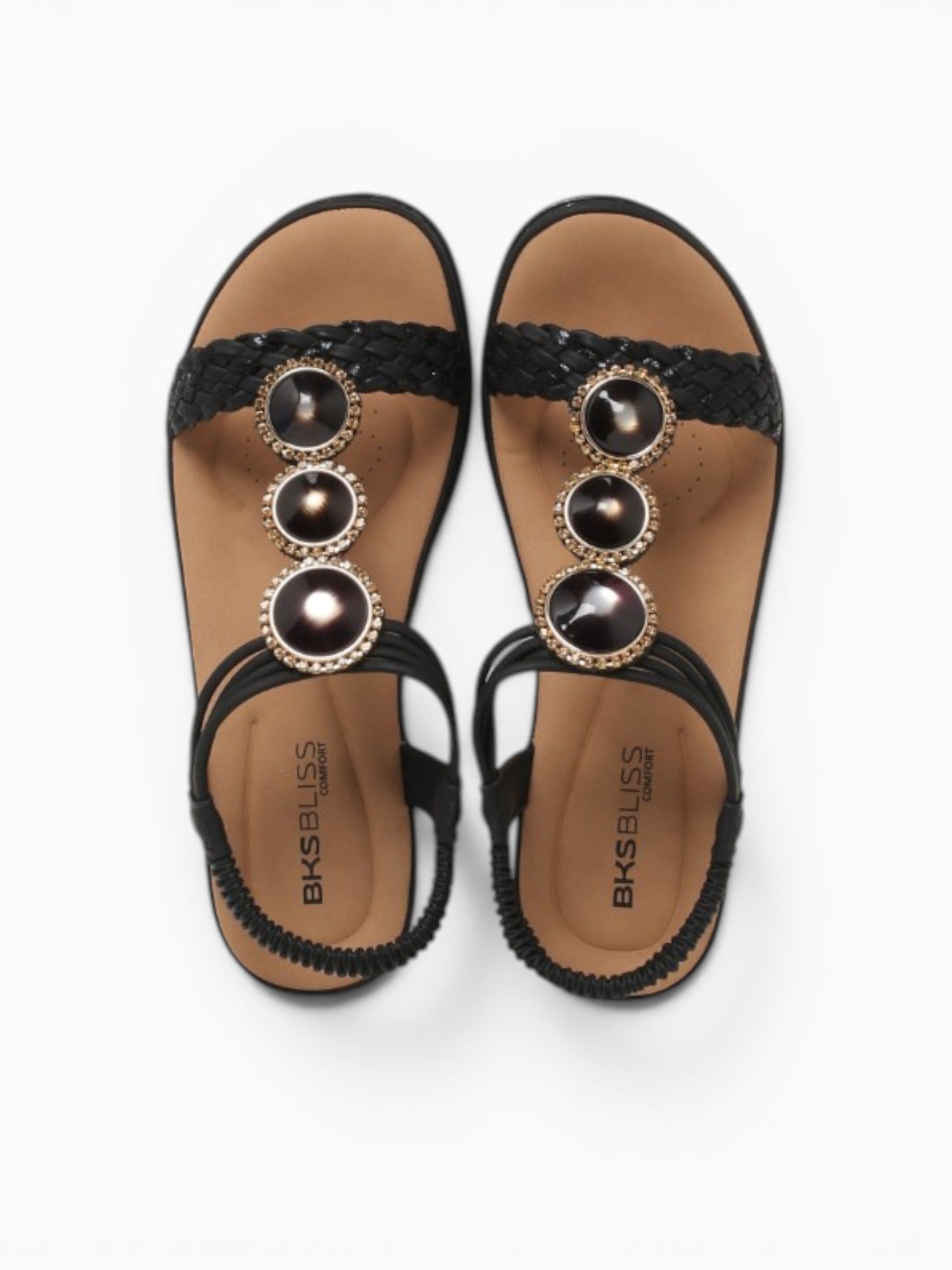 Pilar Black Smooth Black / 5 / M