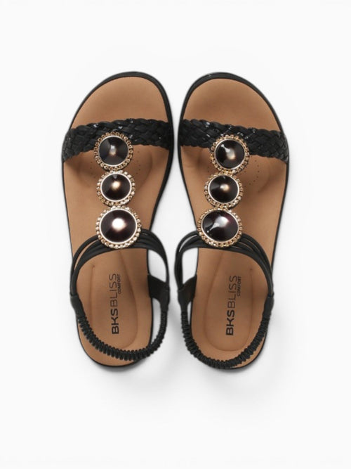 Pilar Black Smooth Black / 5 / M