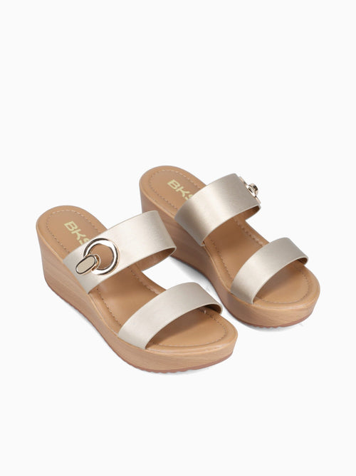 Leslie Gold Metallic Gold / 5 / M