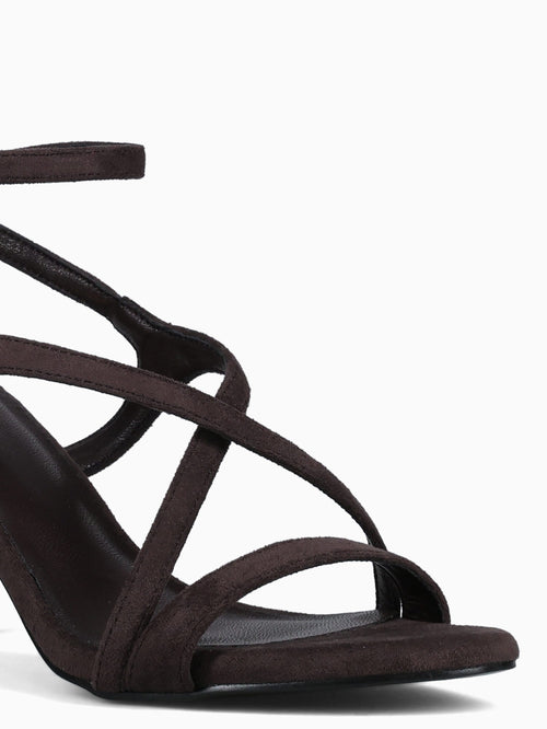 Kylia Dark Brown Suede Dark Brown / 5 / M