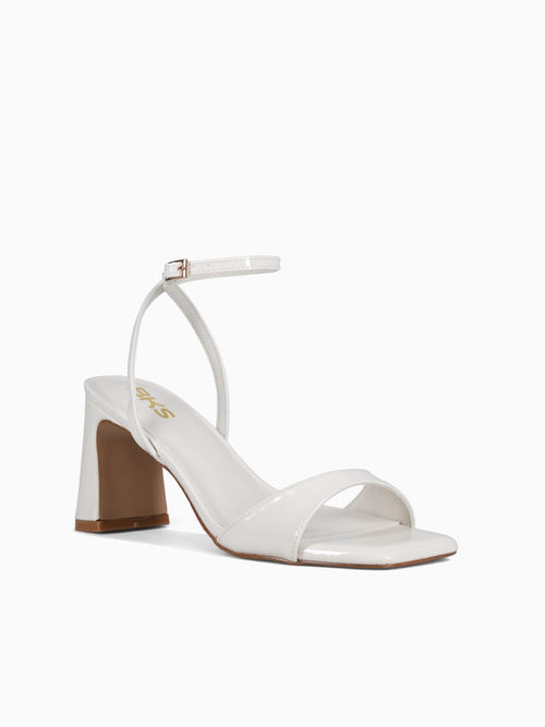 Anya Onyx Patent Off White / 5 / M