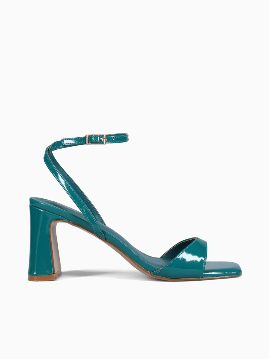 Anya Teal Patent Blue / 5 / M