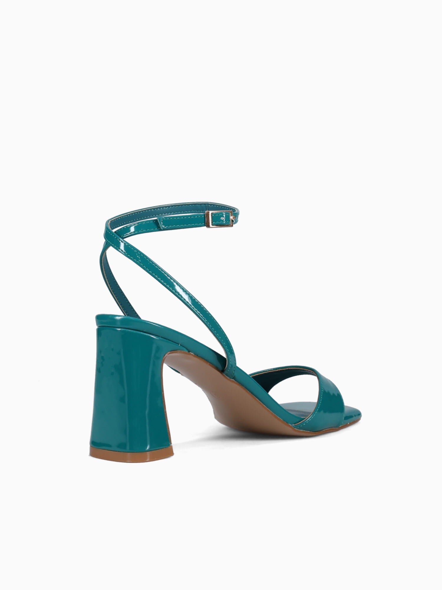 Anya Teal Patent Blue / 5 / M