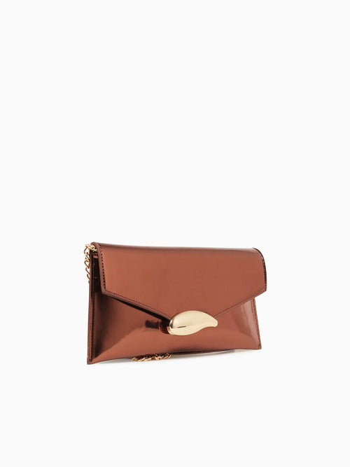 Victoria Clutch Bronze Mirror Bronze