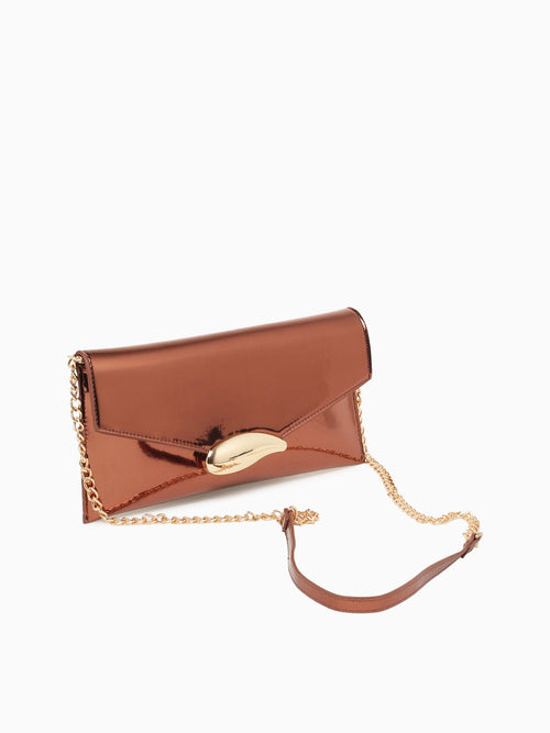 Victoria Clutch Bronze Mirror Bronze
