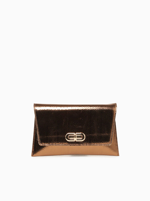 Yesenia Clutch Bronze Bronze