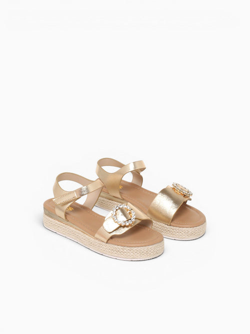 Juno Gold Metallic Beige / 1 / M