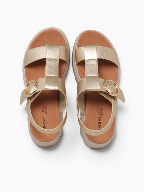 Tracy Gold Metallic Gold / 5 / M