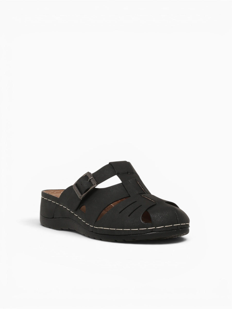 Rose Black Smooth Black / 5 / M
