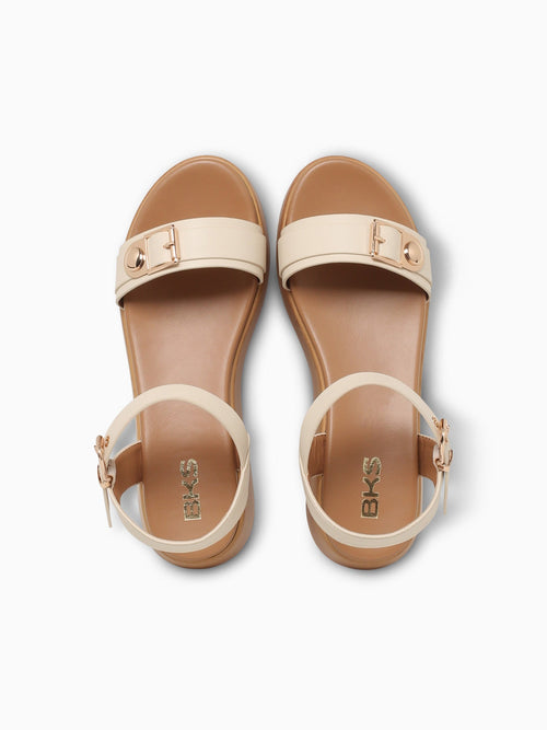 Rosalie Cream Smooth Beige / 5 / M