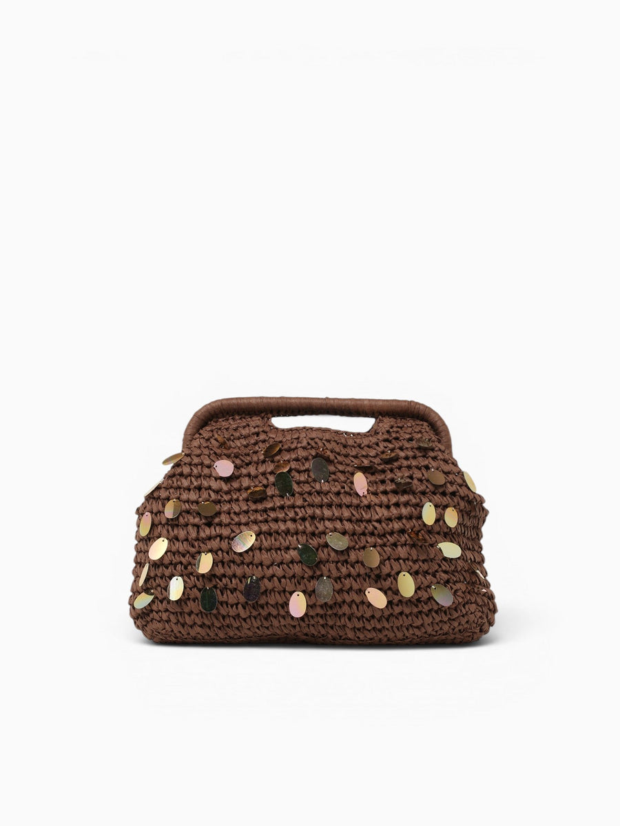 Party Top Handle Brown Brown
