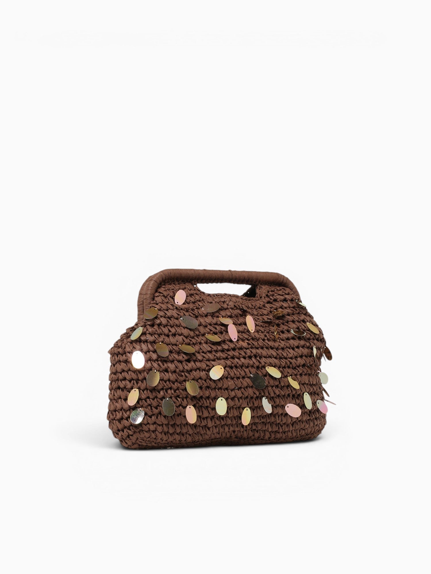 Party Top Handle Brown Brown