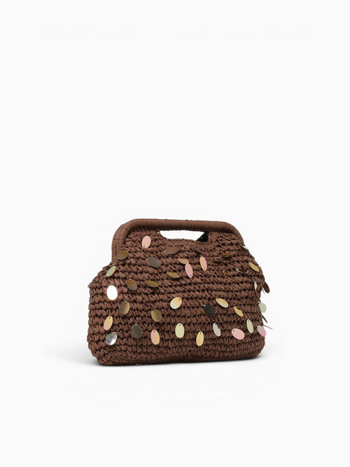 Party Top Handle Brown Brown
