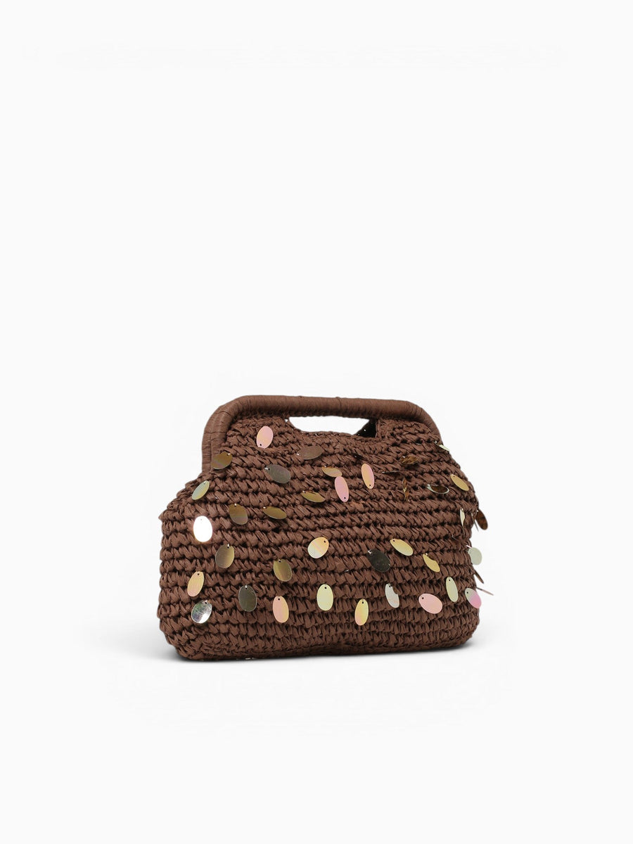 Party Top Handle Brown Brown