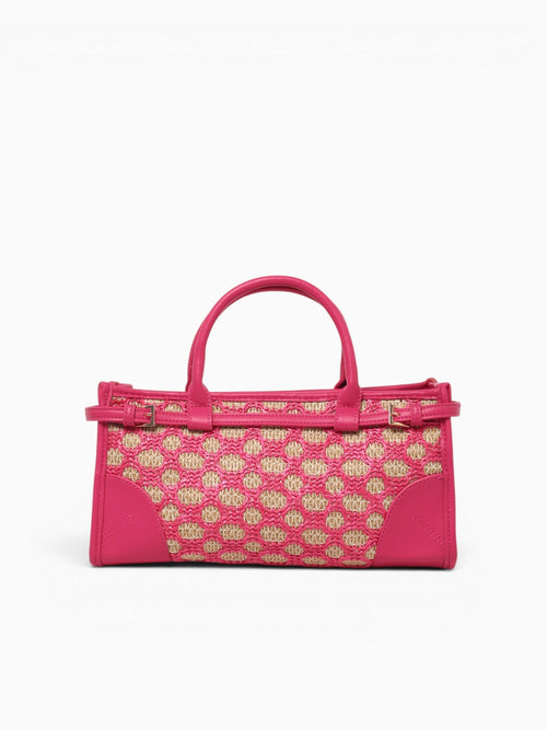 Francesca Top Handle Fuschia Green