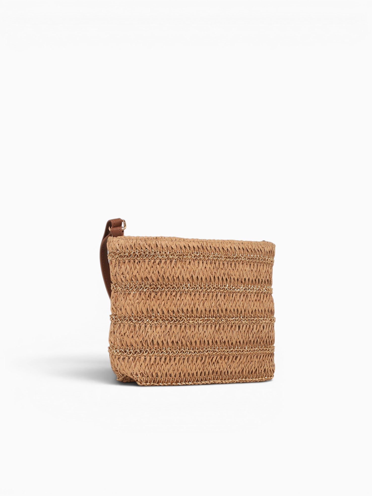 Lilia Crossbody Brown Gold Brown