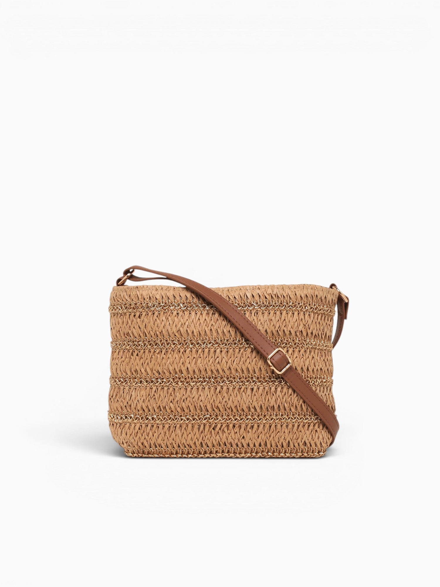 Lilia Crossbody Brown Gold Brown