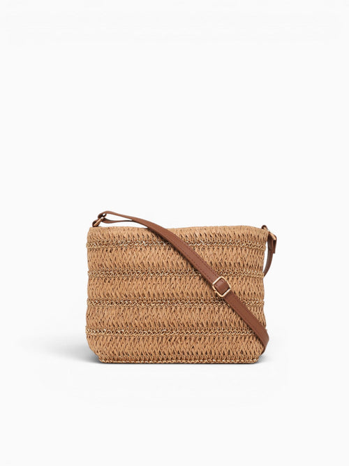 Lilia Crossbody Brown Gold Brown