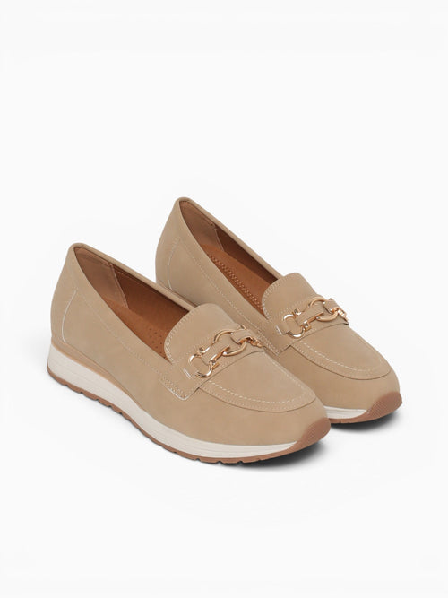 Elena Beige Smooth Beige / 5 / M